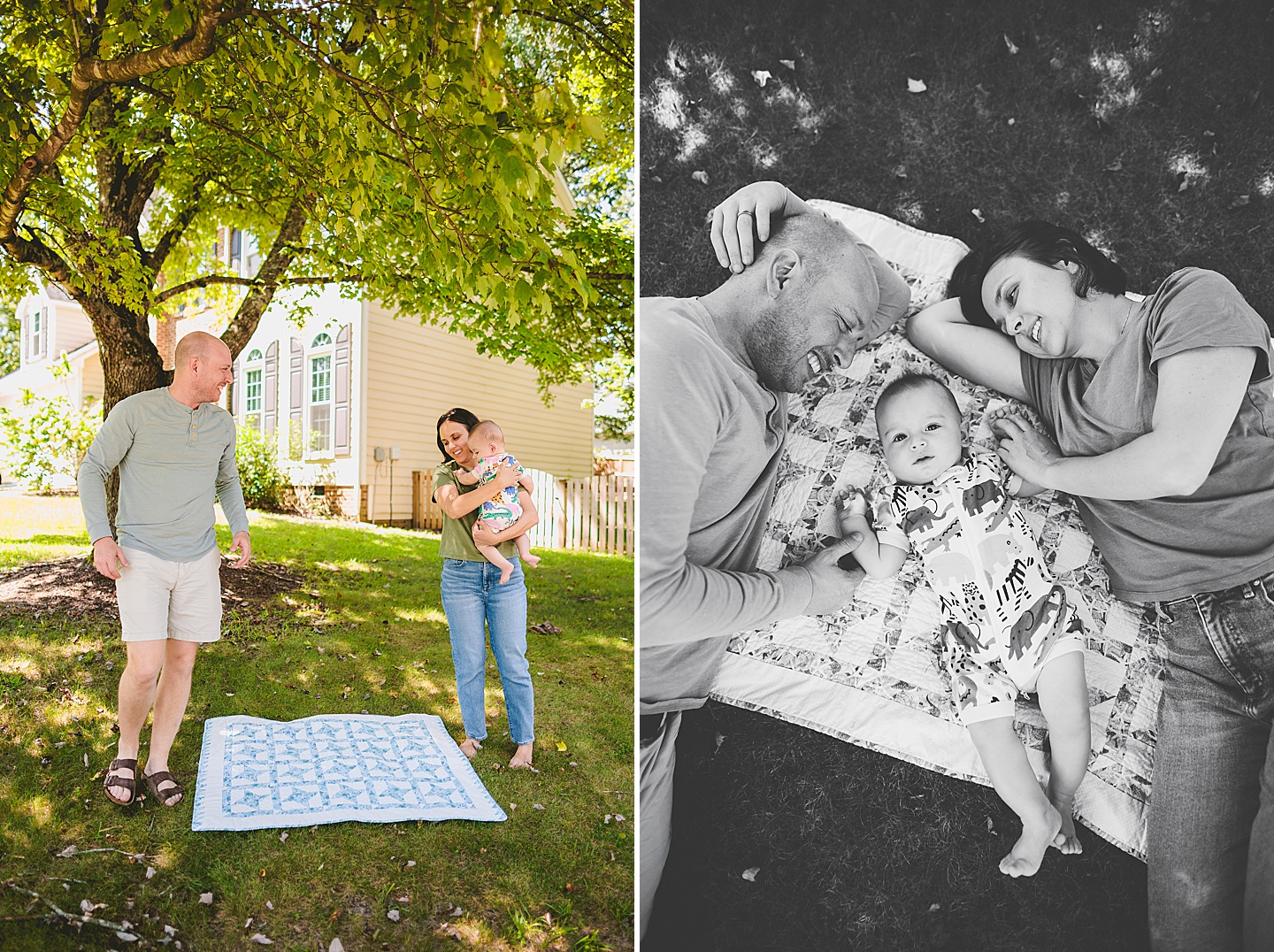 Family Photographer - Kelsie + Neal // Durham Family Photographer