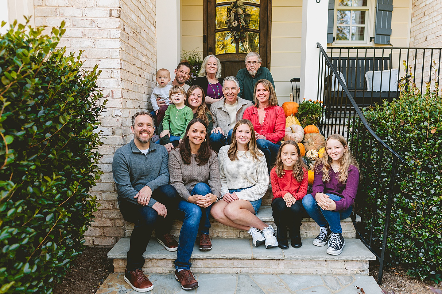 Family Photographer - Lee + Nancy // Raleigh Extended Family Photo Session