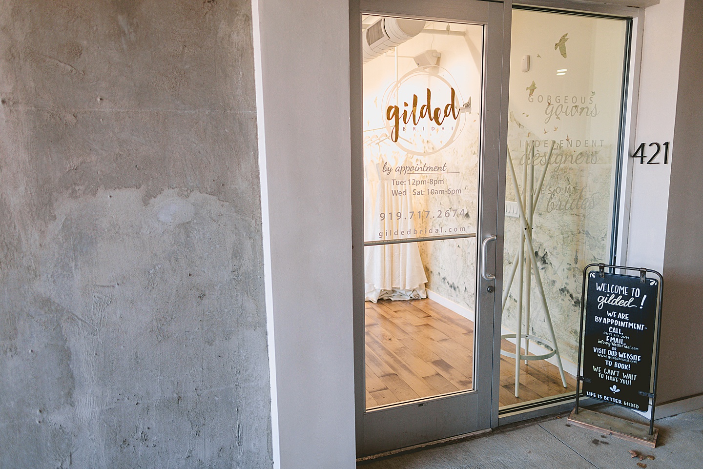 Branding Photographer - Gilded Bridal // Raleigh Small Business Photography