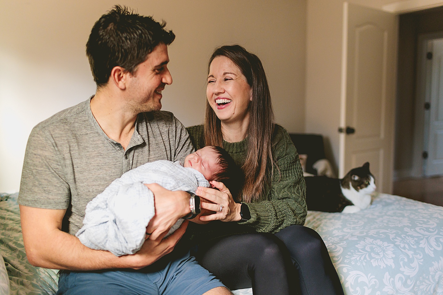 Family Photographer - Katie + Lee // Durham Newborn Photographer